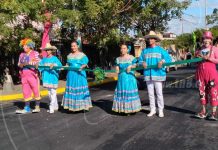 Inauguran ocho calles de asfalto en la Villa Miguel Gutiérrez, Managua nicaragua