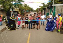 5 calles nuevas nuevas mejoran calidad de vida en el barrio Ayapal nicaragua