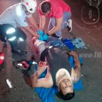 Motociclistas graves al ser atropellados por un conductor ebrio accidente en managua