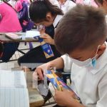 Niñez de La Ceibita, en Masaya, goza de mejoras en su escuela nicaragua