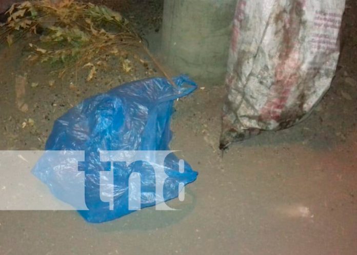 nicaragua, masaya, bolsas de plásticos, bebé,