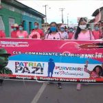 El personal del hospital de Masaya realizó un maratón «Yo corro por ellas» nicaragua