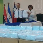 Nicaragua recibe donación de mascarillas por parte de Taiwán nicaragua