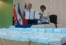 Nicaragua recibe donación de mascarillas por parte de Taiwán nicaragua