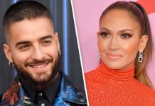 Maluma y JLo muestran imágenes del rodaje de Marry me cine