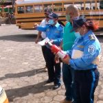 Policía Nacional en Matagalpa regula el transporte escolar nicaragua