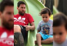 La pose de Mateo Messi que generó furor en las redes lionel messi