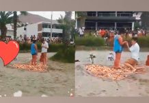 Peruano le pide matrimonio a su pareja en playa de ancón peruano