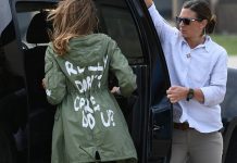 Chaqueta de Melania Trump: Realmente no me importa, ¿a ti? melania trump