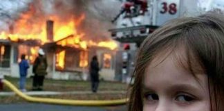 tendencias, meme, nina desastre,