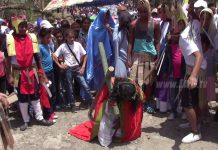 Jóvenes realizan viacrucis juvenil en comarca de Boaco nicaragua
