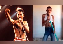Fans de Freddy Mercury se asombran al ver que un joven lo imita. graban