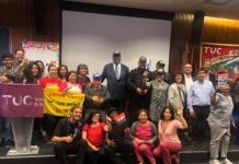 Organización sindical de Reino Unido saluda Independencia de Nicaragua nicaragua
