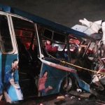 11 muertos y 25 lesionados por fuerte choque de buses en México mexico
