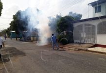 Managua: MINSA realizó jornada de fumigación en el Bo. San José nicaragua