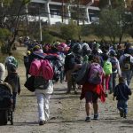 Caravana de migrantes se dirige a Irapuato, México mexico