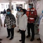 Ministra de la Salud visita avances en obras del Hospital de Bluefields nicaragua