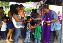 Pueblo católico de la Isla de Ometepe inicia la Cuaresma