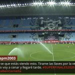 España: Se queda sin llaves y tuitea a la transmisión de un partido a su padre espana