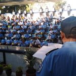 Policía de Nicaragua entrega paquetes escolares a hijos de agentes nicaragua