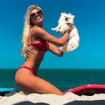 Por salvar a sus cachorros, famosa modelo muere ahogada caroline bittencourt