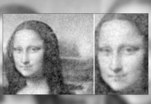 Crean réplica de la ‘Mona Lisa’ con bacterias intestinales (Foto) italia