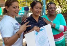 Llegan los títulos de propiedad a familias de Monte de Sión, Mateare nicaragua