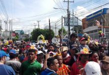 Miles de promesantes reciben a Minguito en La Morita nicaragua