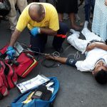 Taxista atropella a motociclista en avenida Pedro Aráuz en León motociclista