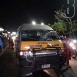 Anciano fallece atropellado por un microbús en carretera a Masaya nicaragua