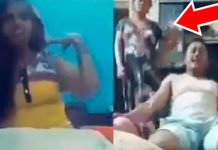 ¡De infarto! Hombre infiel coquetea con sexi chica y aparece su esposa hombre