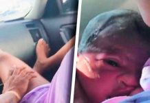 Un niño de 10 años graba a su madre dando a luz a su hermana en el automóvil