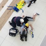 Sujeto se lanza del segundo piso de Galerías Santo Domingo nicaragua