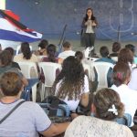 Mujeres en encuentro sobre prevención de la violencia en Managua nicaragua