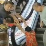 China: Escalera mecánica arrancó la pierna izquierda a una mujer china