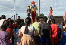 Familias son protagonistas de una tarde agradable en el barrio Candelaria managua