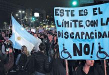Gobierno de Argentina anuncian recortes en pensiones de discapacidad argentina