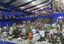 Familia de Managua celebra la Navidad con un mega Nacimiento nicaragua