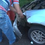 Desprendimiento de llanta provoca accidente de tránsito en Nandaime nicaragua