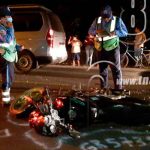 Cuatro lesionados en accidente de tránsito en la entrada a Nandaime Nicaragua