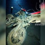 Al borde de la muerte motociclista que chocó contra un vehículo en Nandaime nicaragua