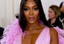 Así se protege Naomi Campbell del Coronavirus al momento de viajar naomi campbell