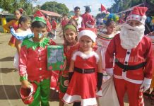 Clausuran año escolar en San Rafael del Sur con festival navideño nicaragua