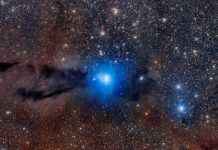 Imagen capta nebulosa Lupus 3 y nuevas estrellas que emergen de la oscuridad