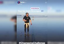 Nica se luce y acapara atención de Shakira en el #ChampetaChallenge video