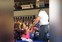 Mujer «pega jonrón» con propuesta de matrimonio en estadio de Nicaragua nicaragua