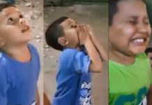 El video viral que te sacará las lágrimas, un niño gritando a las estrellas el salcador