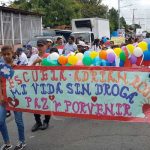 Caminata en Managua por campaña contra las drogas y adicciones nicaragua
