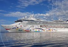 Imponente Crucero Norwegian Star atraca con más de 2 mil turistas en Puerto Corinto nicaragua