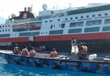 Distrito Naval brinda seguridad a cruceristas en Corn Island nicaragua
